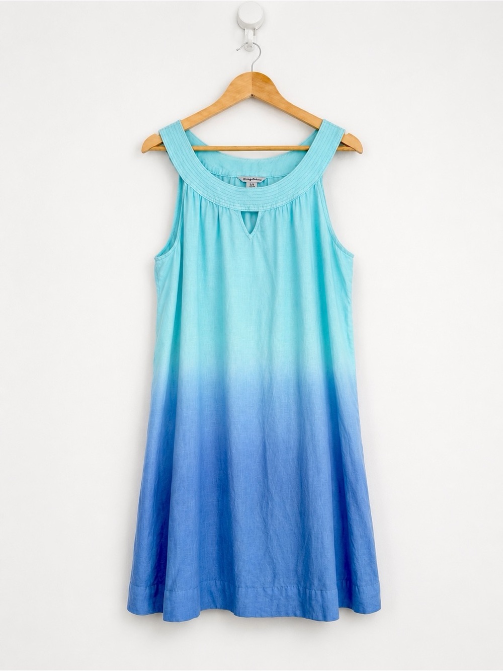 Tommy Bahama 100% Linen Ombre Resort Dress - Pockets - Size L